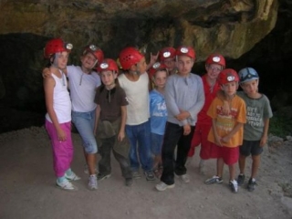 Speleologie enfants